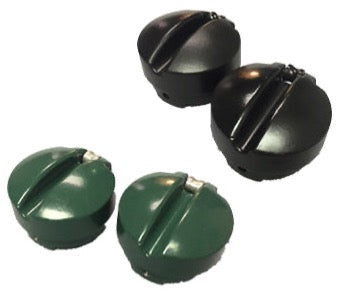 Tennis Net Post External Wind Cap with Wheel