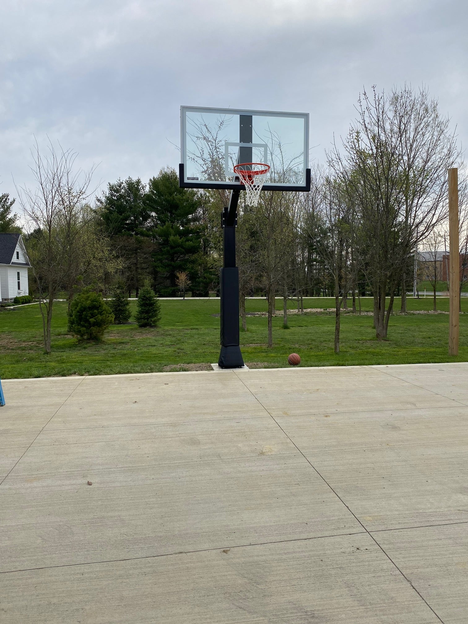 Ironclad Game Changer Fixed Height Basketball Hoop Unit-HIL664-XXL