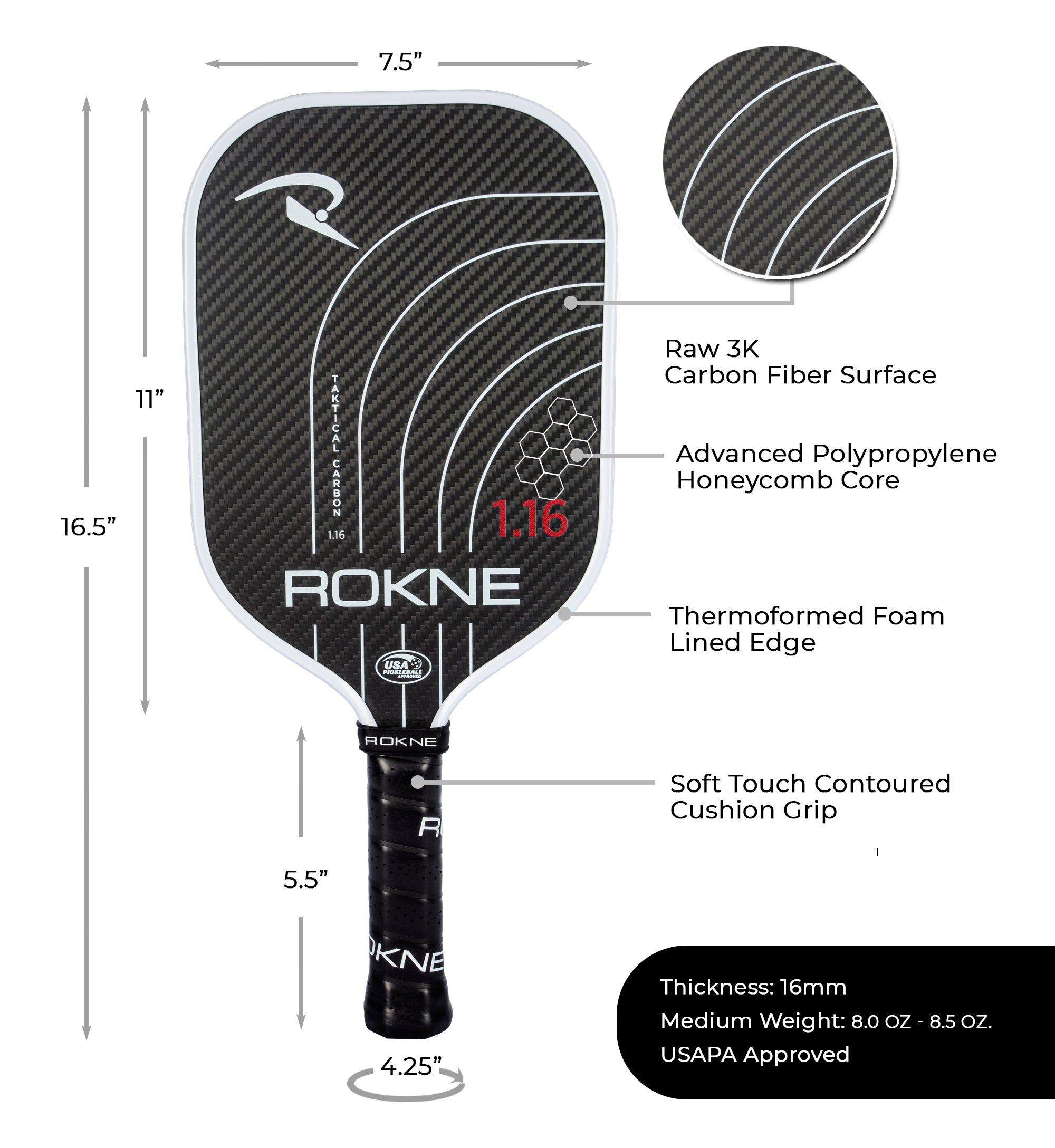 TAKTICAL CARBON 1.16 (16MM)